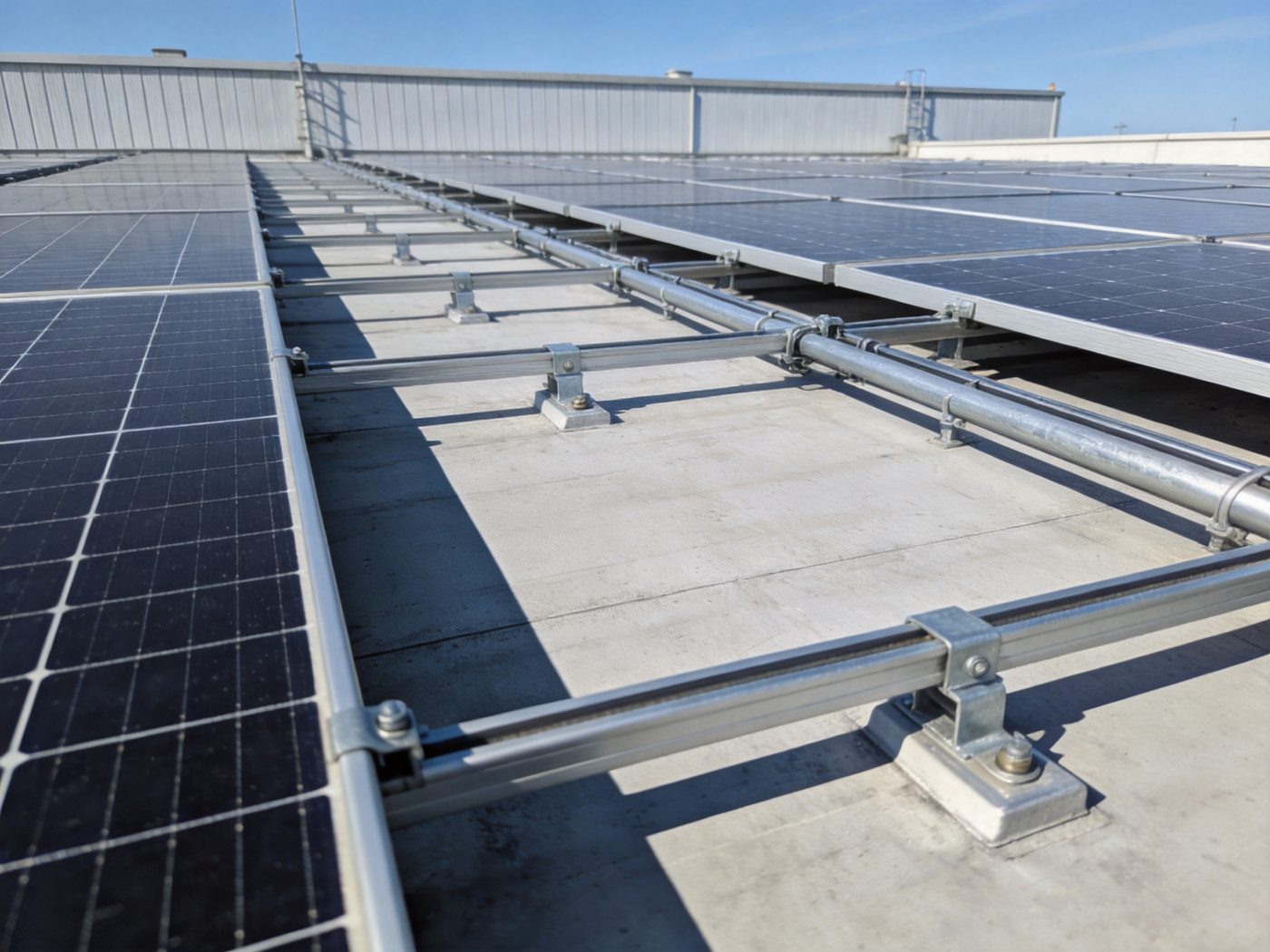 Rooftop solar array